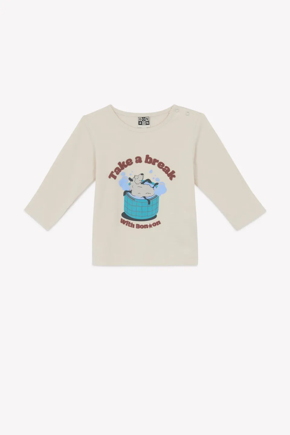 Bonton Taxi Break t-shirt langærmet mouton