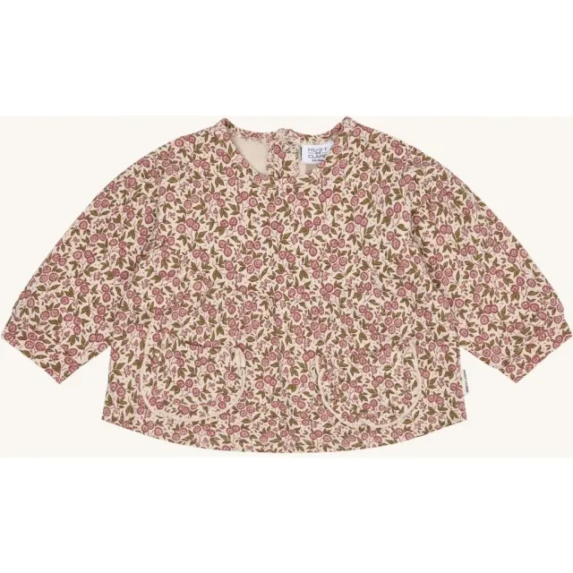 Hust & Claire Sara Flora sweatshirt French Oak økologisk
