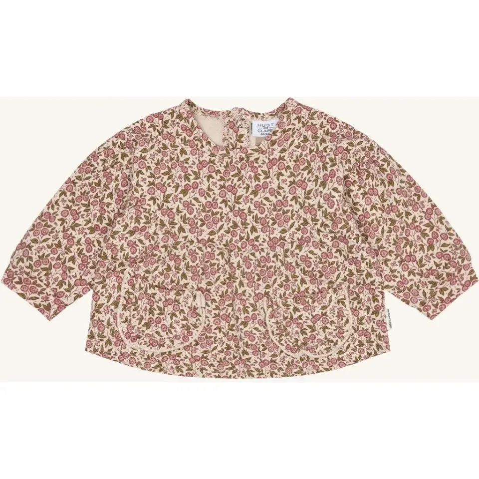 Hust & Claire Sara Flora sweatshirt French Oak økologisk