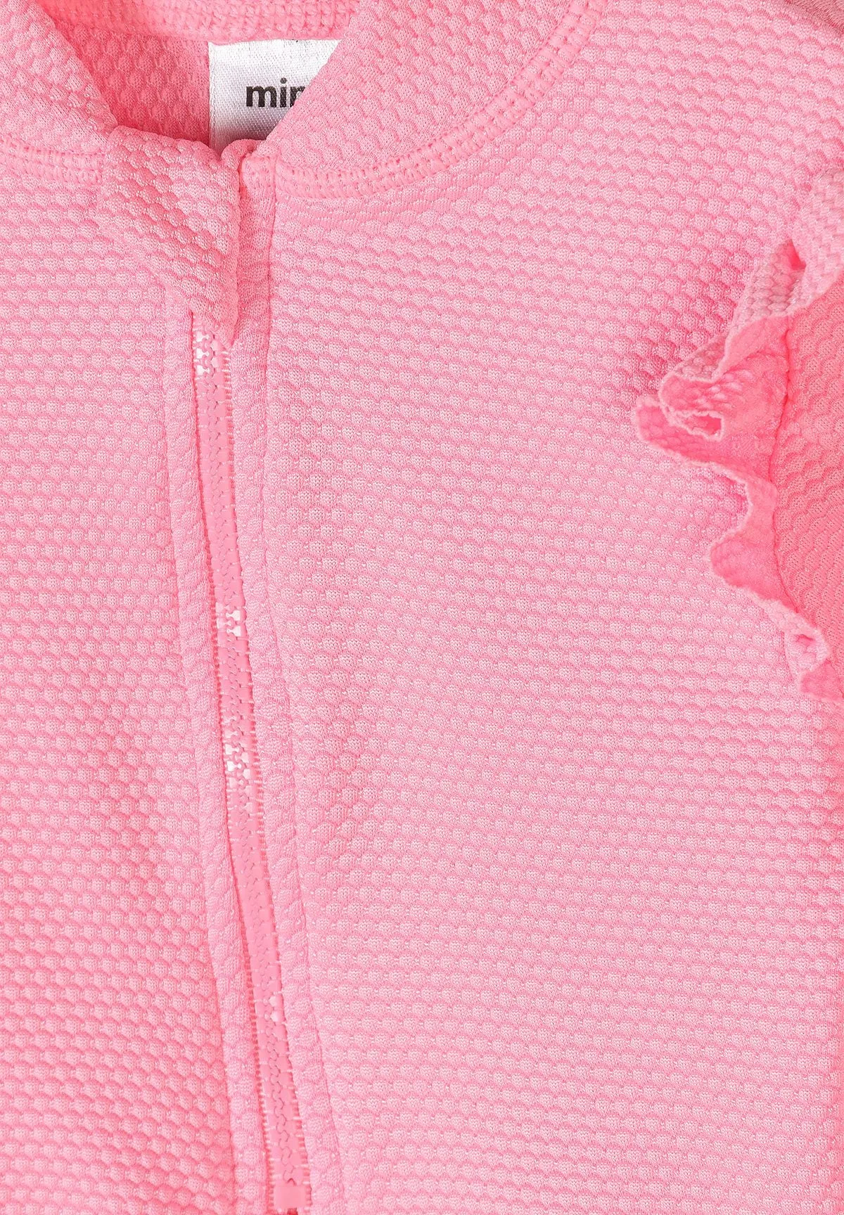Minoti 44456 badedragt rosa flæse langærmet