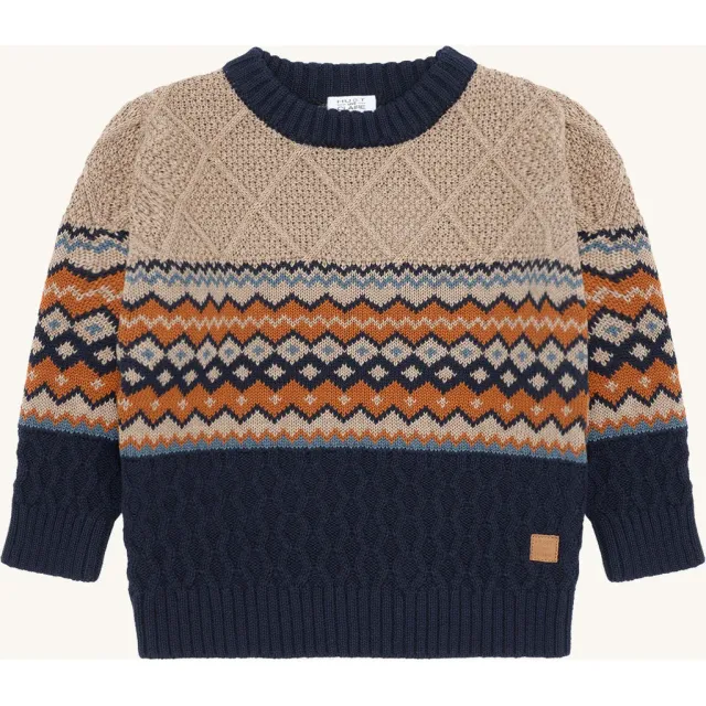 Hust & Claire HCPelle Knit pullover Biscuit øko