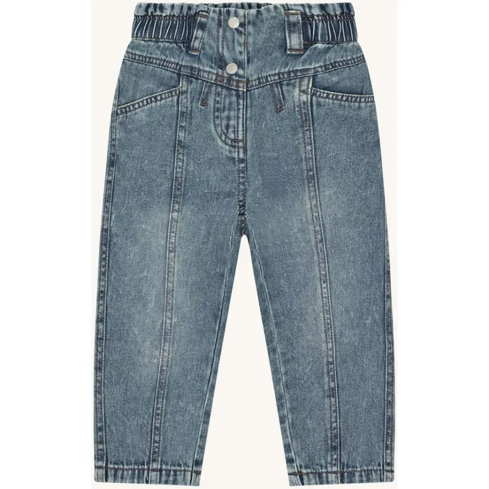 Hust & Claire Jamille bukser Blue Denim bomuld