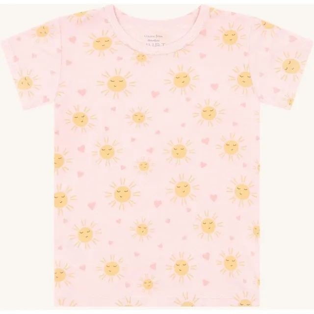 Hust & Claire HCAustin Monkey Sun T-shirt Chalk Pink bambus
