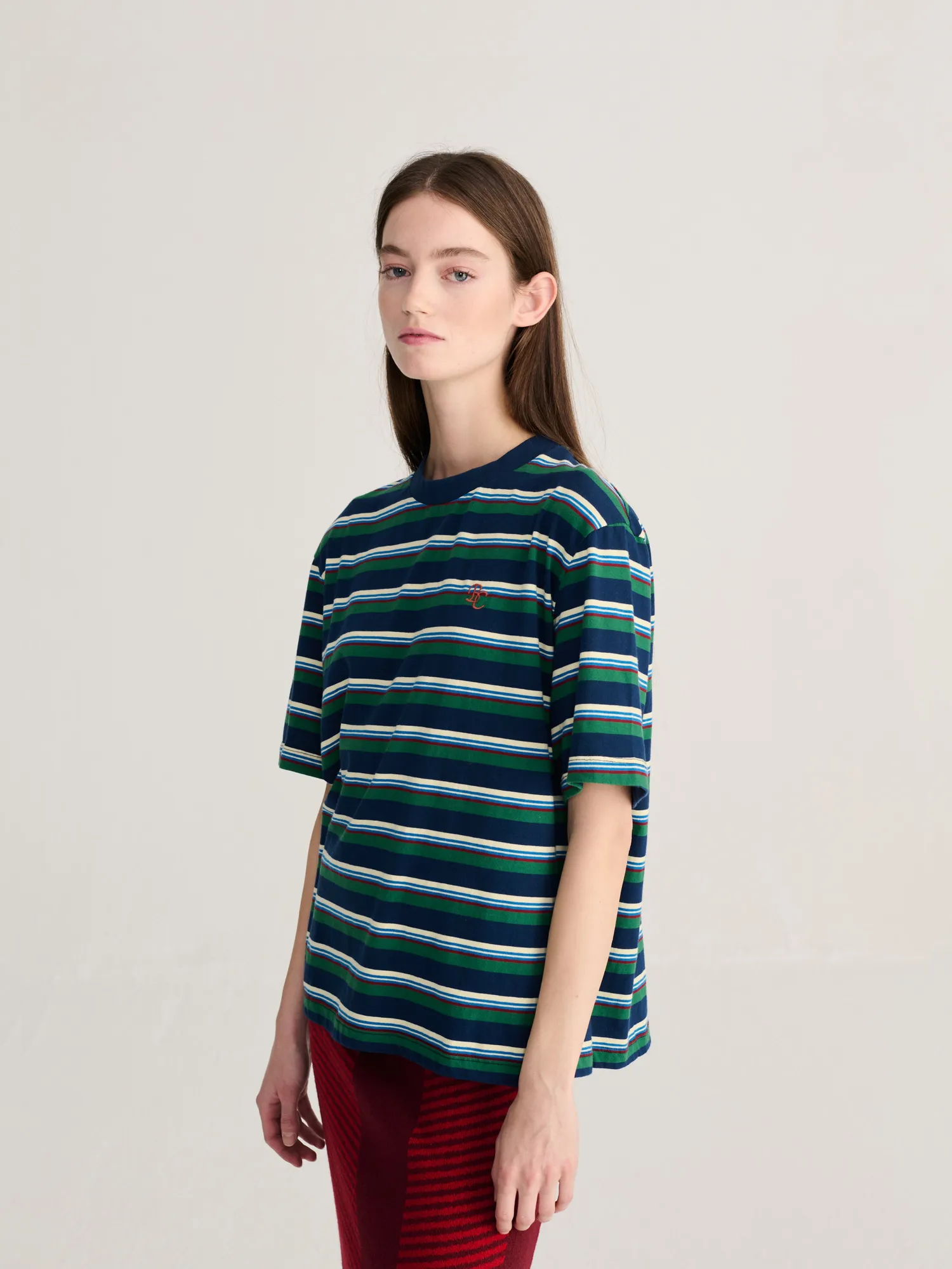 Bobo Choses All About Monsters Striped Relaxed T-shirt M