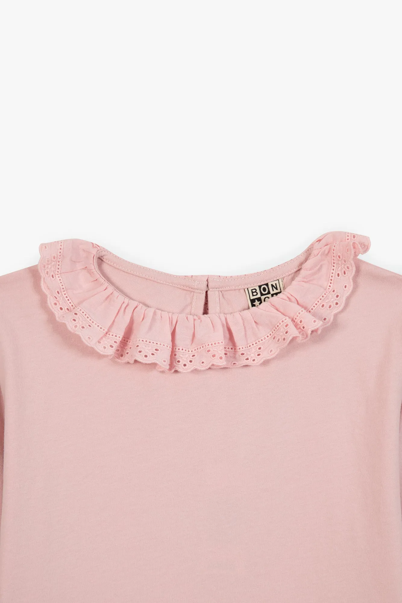 Bonton Miel T-shirt rosa 6A bomuld