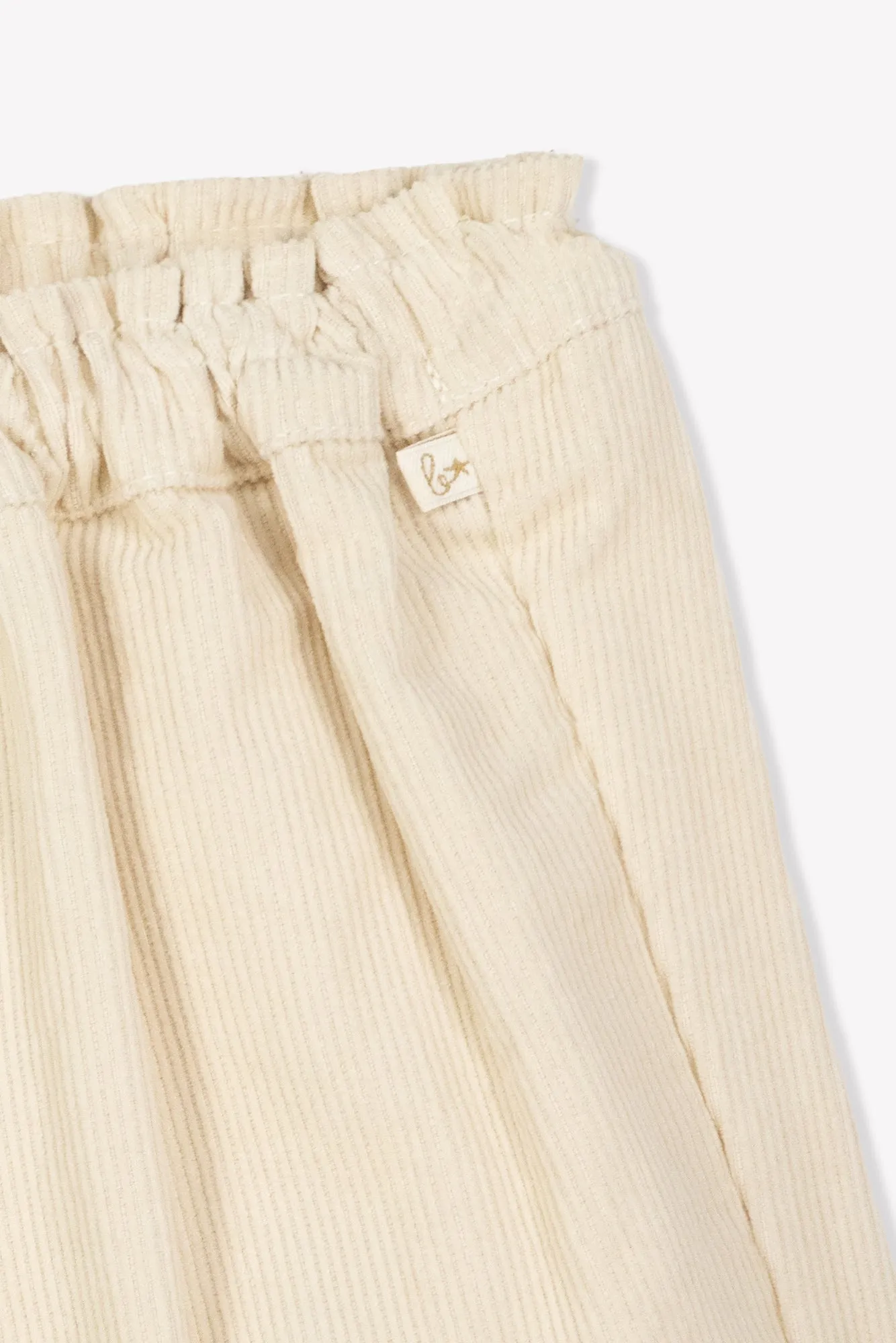 Bonton Biscotte bukser Milk bomuldsvelour