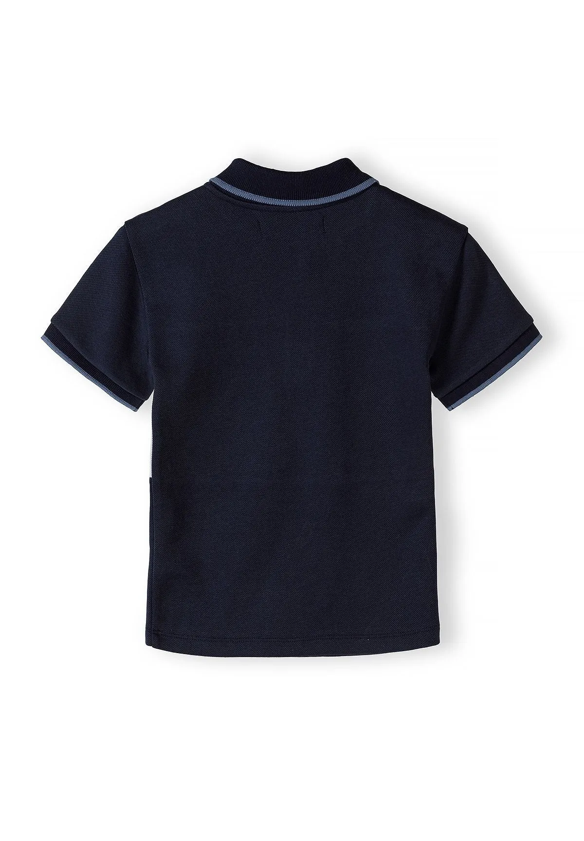 Minoti 44887 polo shorts sæt mørkeblå piqué