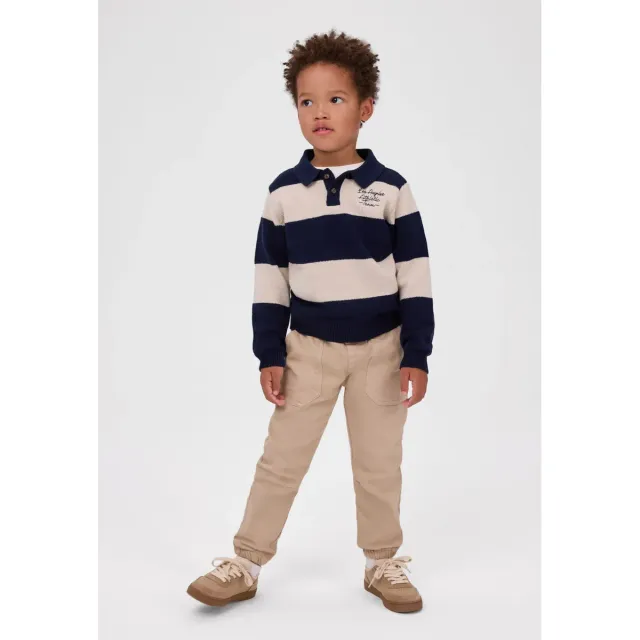Minoti jogger til baby beige jersey str. 80-122