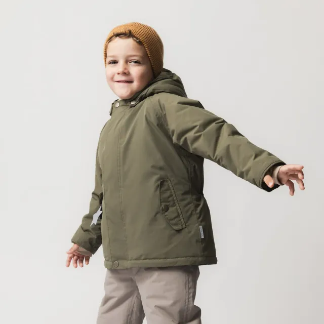 MINI A TURE MATWALLY vinterjakke Kalamata green fleeceforet