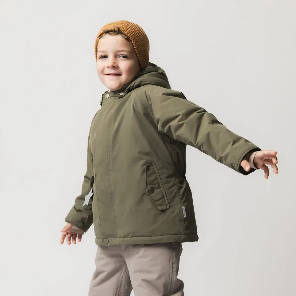 MINI A TURE MATWALLY vinterjakke Kalamata green fleeceforet