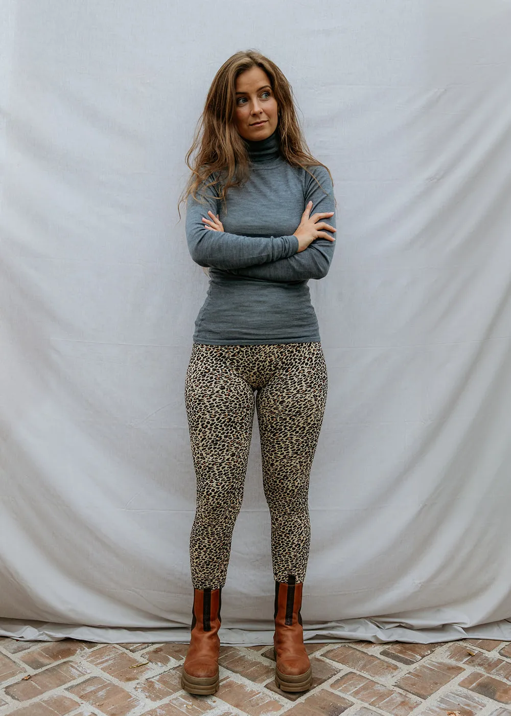 MarMar Jeans Leo Leg W leggings Brown Leo viskose