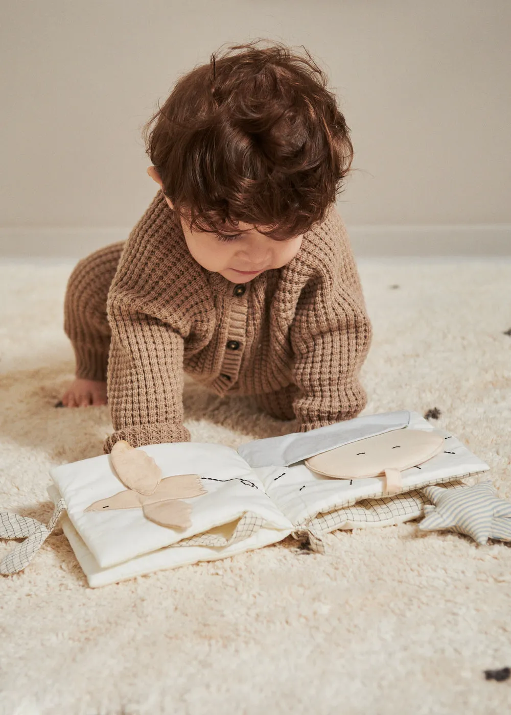 MarMar Fabric Book aktivitetsbog Deep Lake Check