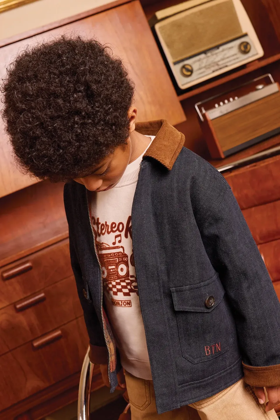 Bonton Peter Denim Brut denimjakke rå denim