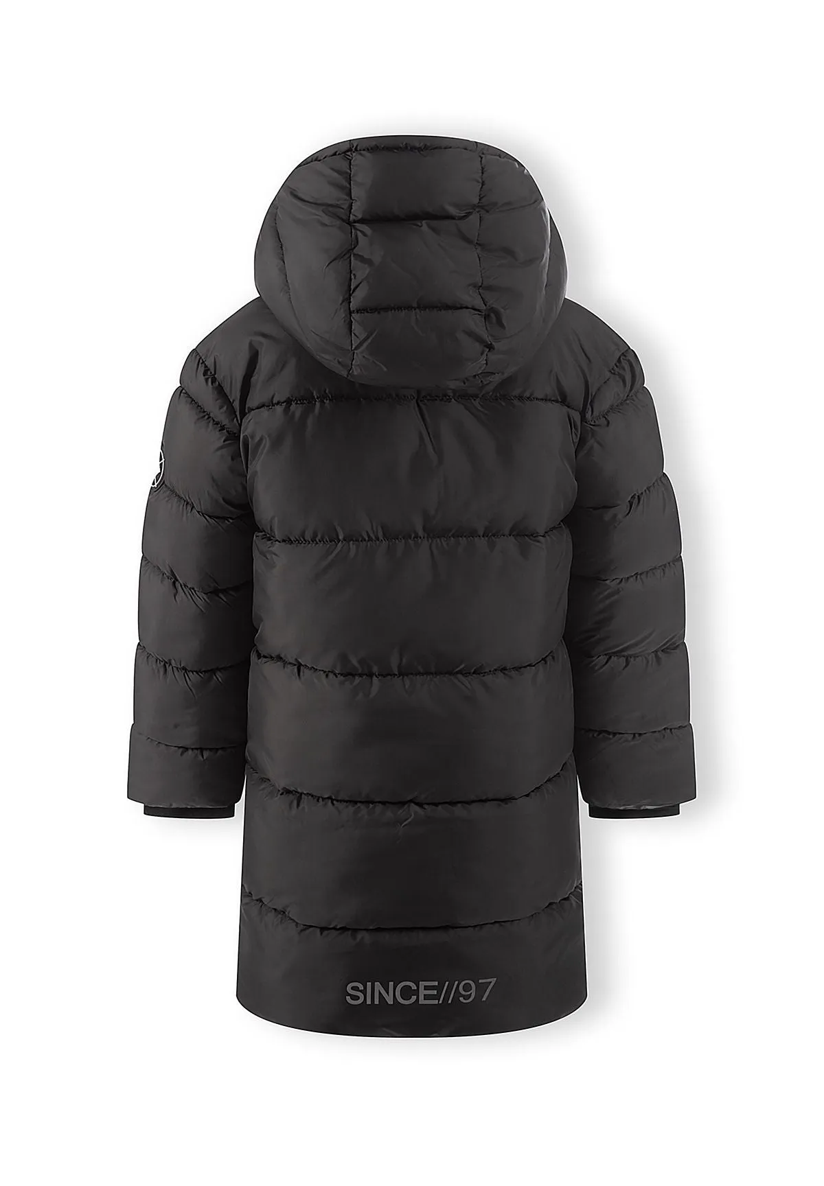 Minoti 45254 termojakke til drenge sort lang