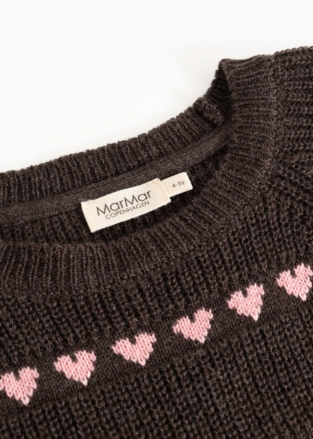 MarMar Torin strikbluse Rose Frosting Hearts hjerter