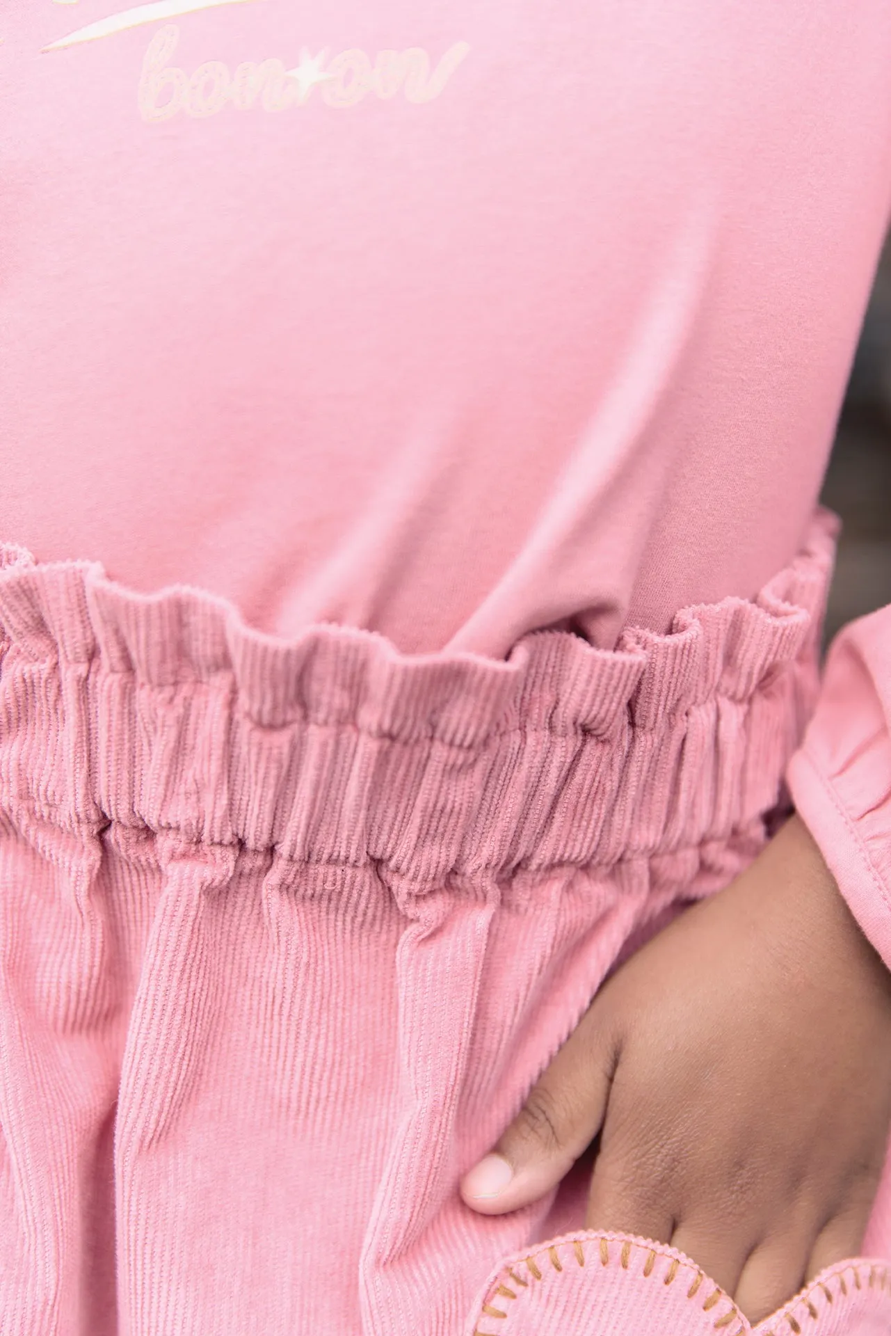 Bonton Douchka nederdel rose pinkyee hjerter 6A