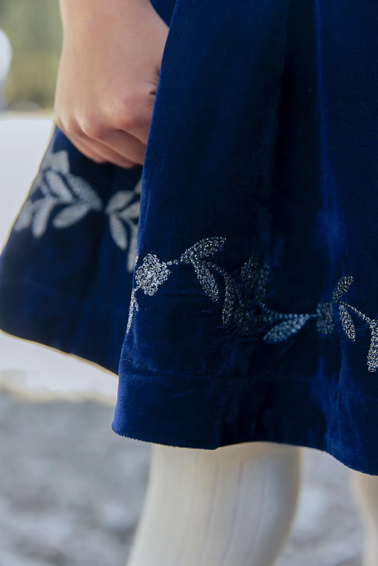 Bonton Misia nederdel blå 6A broderet