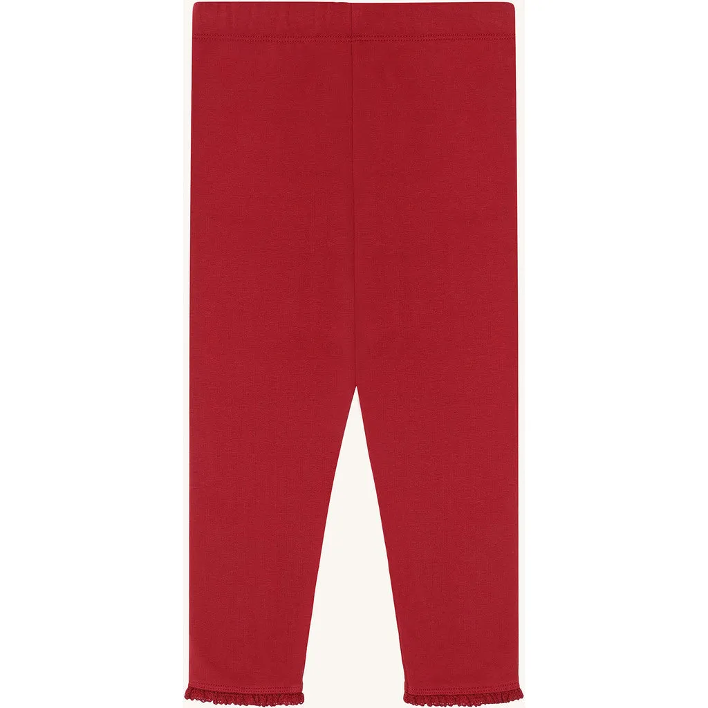 Hust & Claire Lisa leggings teaberry økologisk