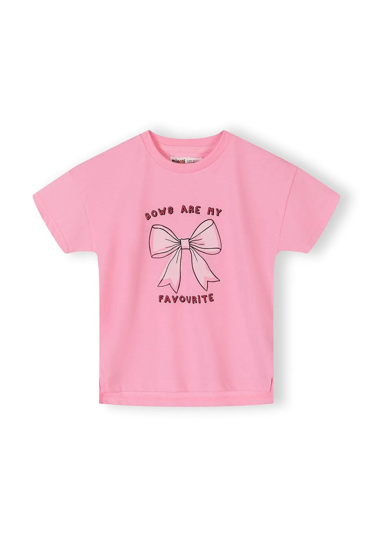 Minoti T-shirts 5-pak lyserød mint bomuld piger