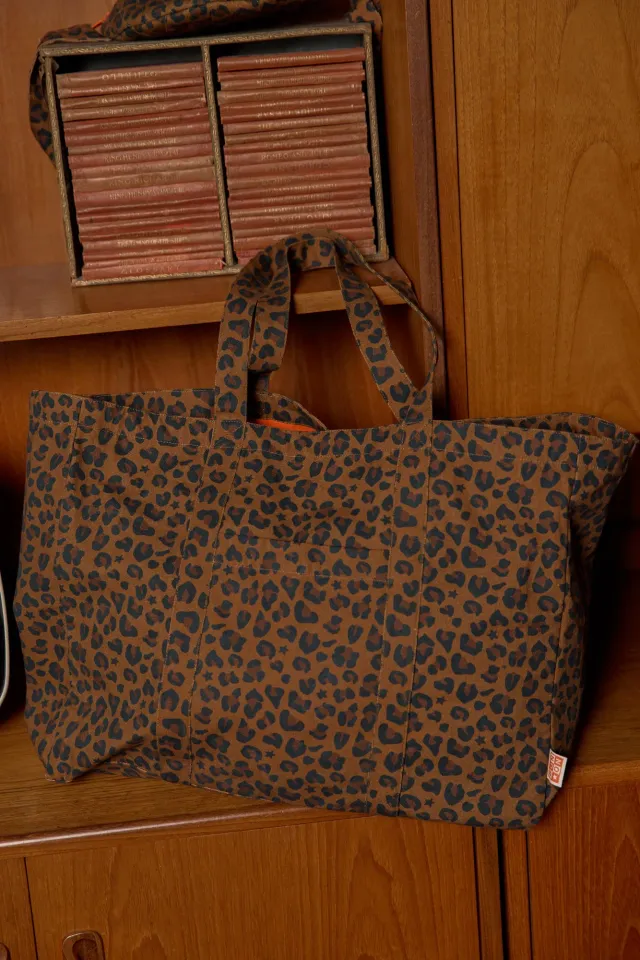 Bonton Leopard mulepose stor leopard bomuld