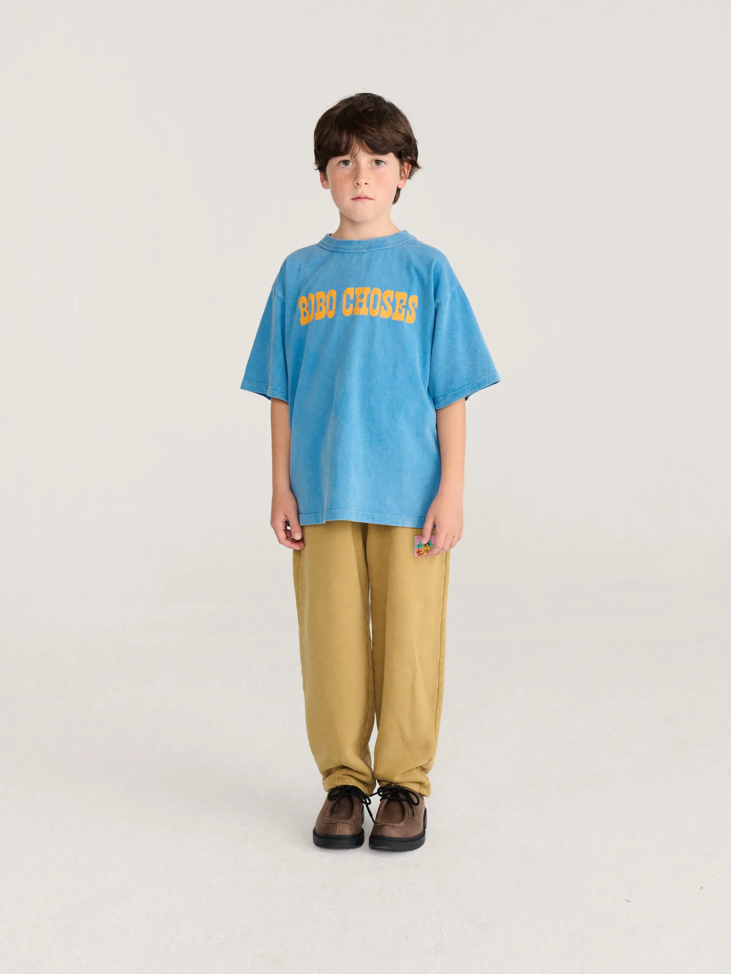 Bobo Choses Taxi Saurus Tag cocoon joggingbukser khaki økobomuld