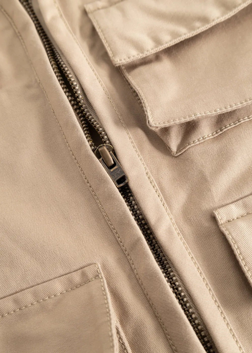 MarMar Jarlo vest Muddy chino twill