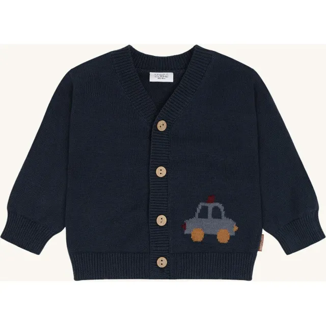 Hust & Claire HCCharli Police cardigan Blues bomuld