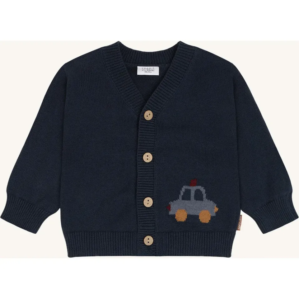 Hust & Claire HCCharli Police cardigan Blues bomuld