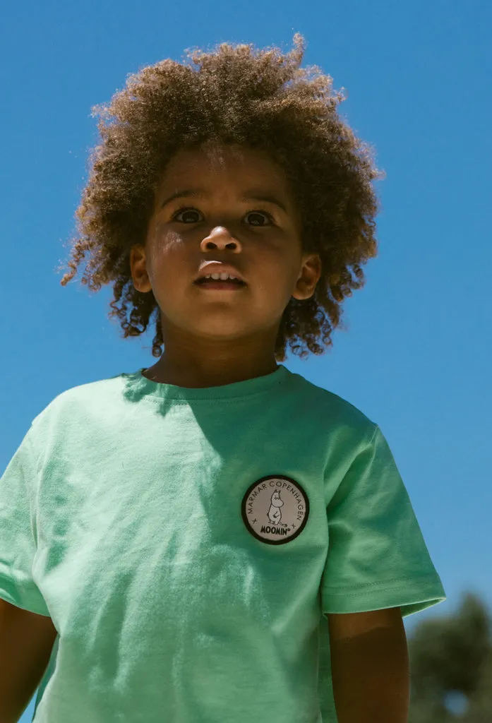 MarMar Tad t-shirt Moomin Patch grøn økologisk
