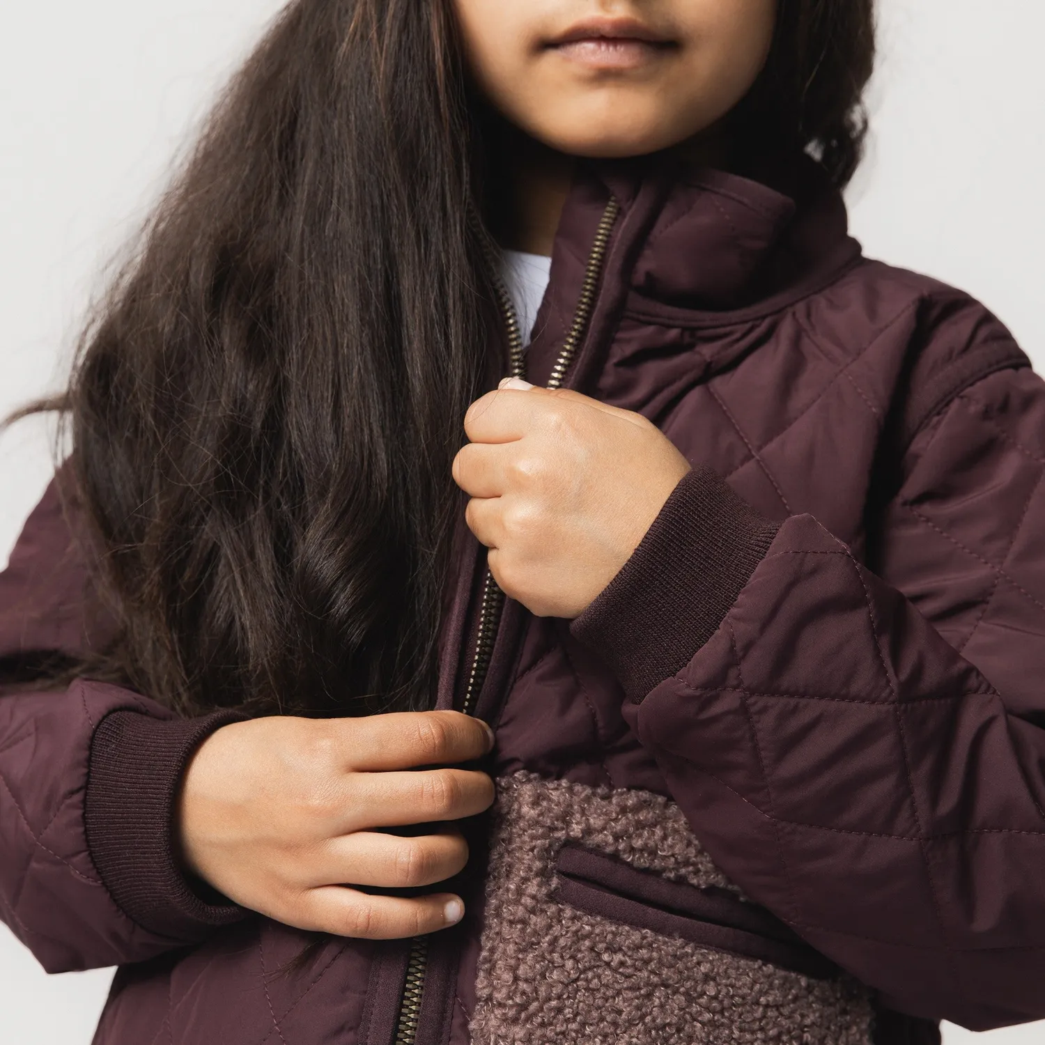 MINI A TURE MATLOU termojakke 6y/116cm Plum kitten