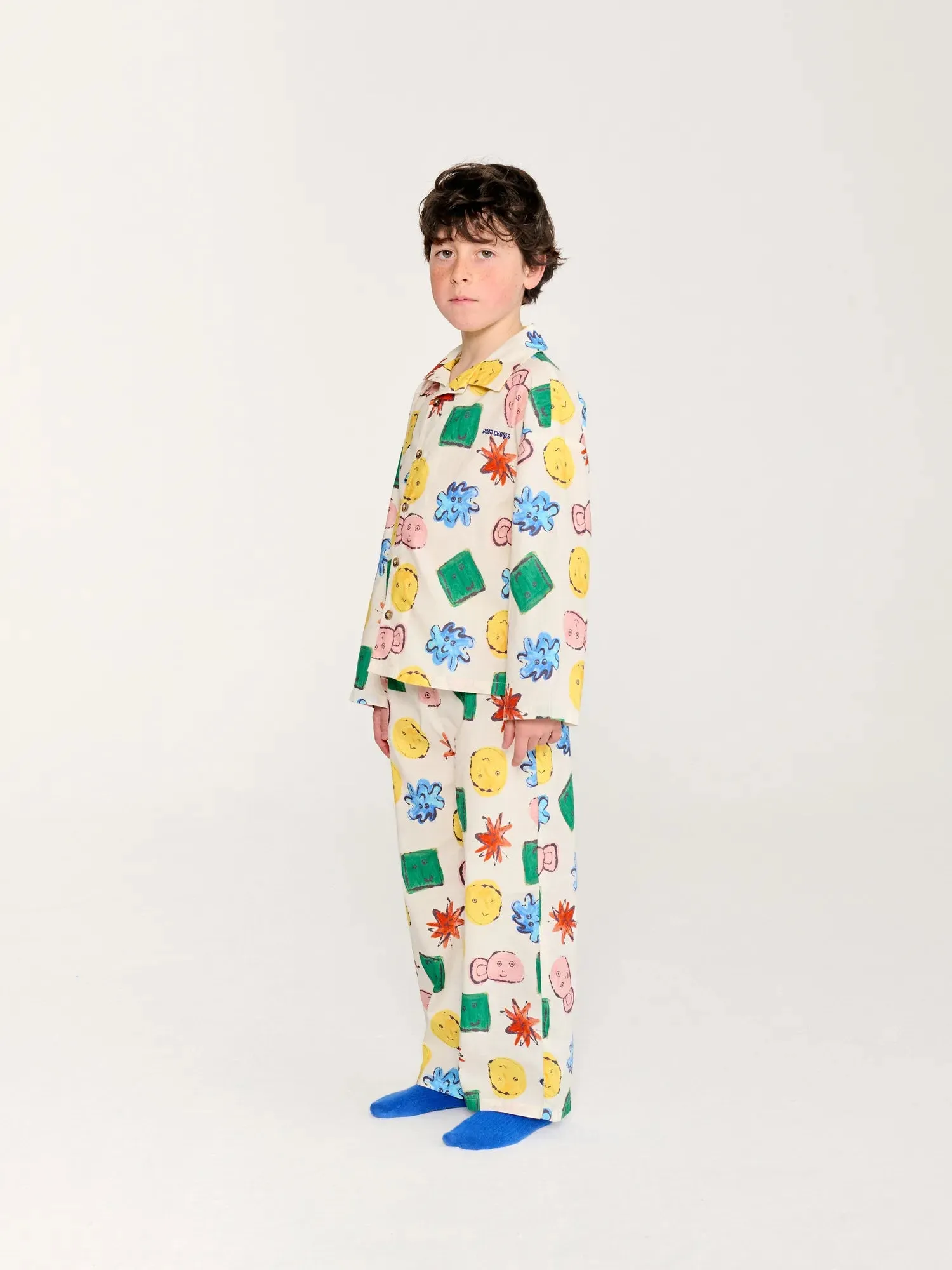 Bobo Choses Monster Gang pyjamassæt offwhite 2-3Y