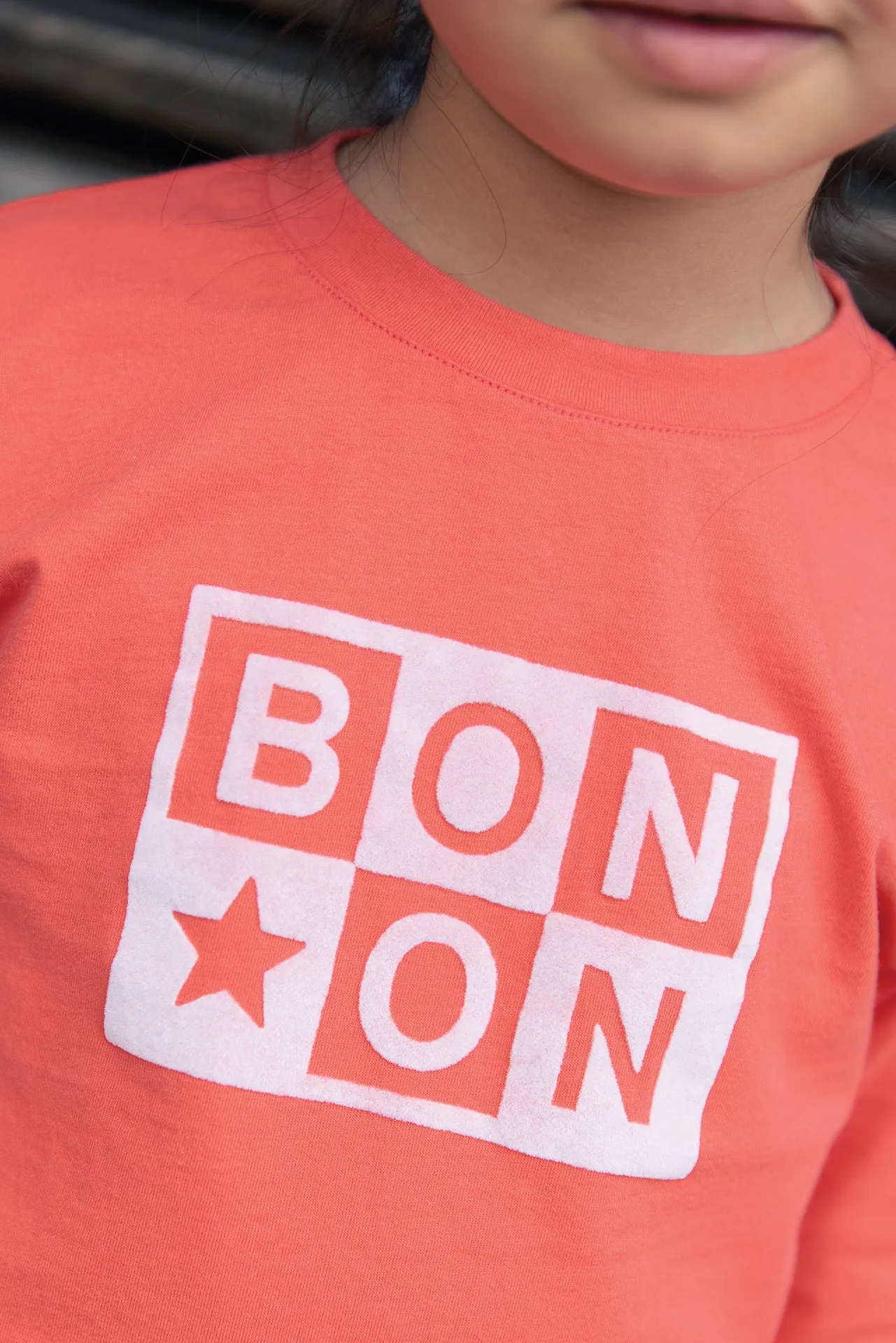 Bonton Taxo Logo Rose Faroe t-shirt langærmet rosa