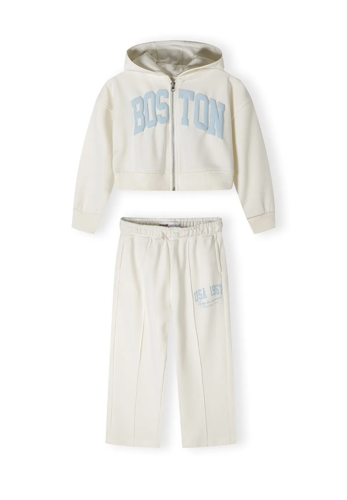Minoti 42921 joggingdragt creme piger