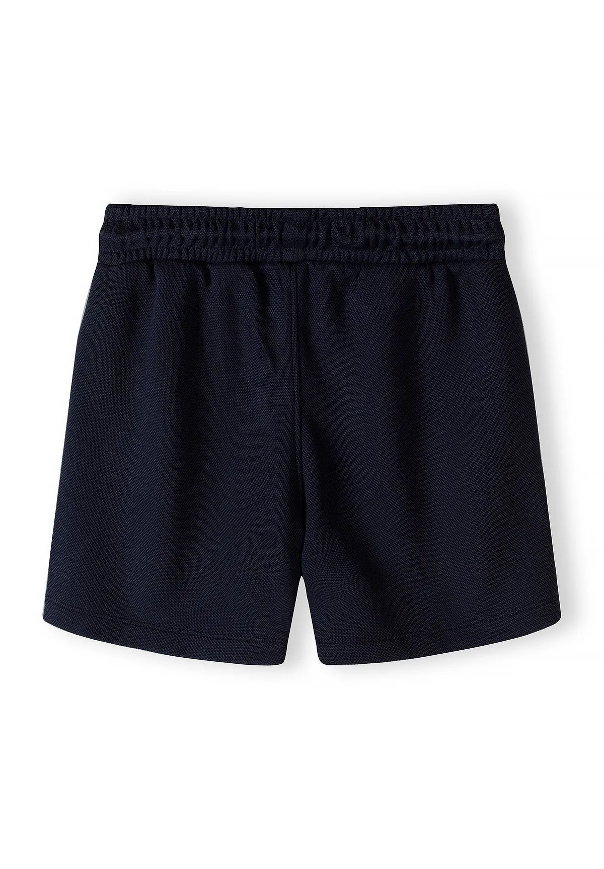 Minoti 44887 polo shorts sæt mørkeblå piqué