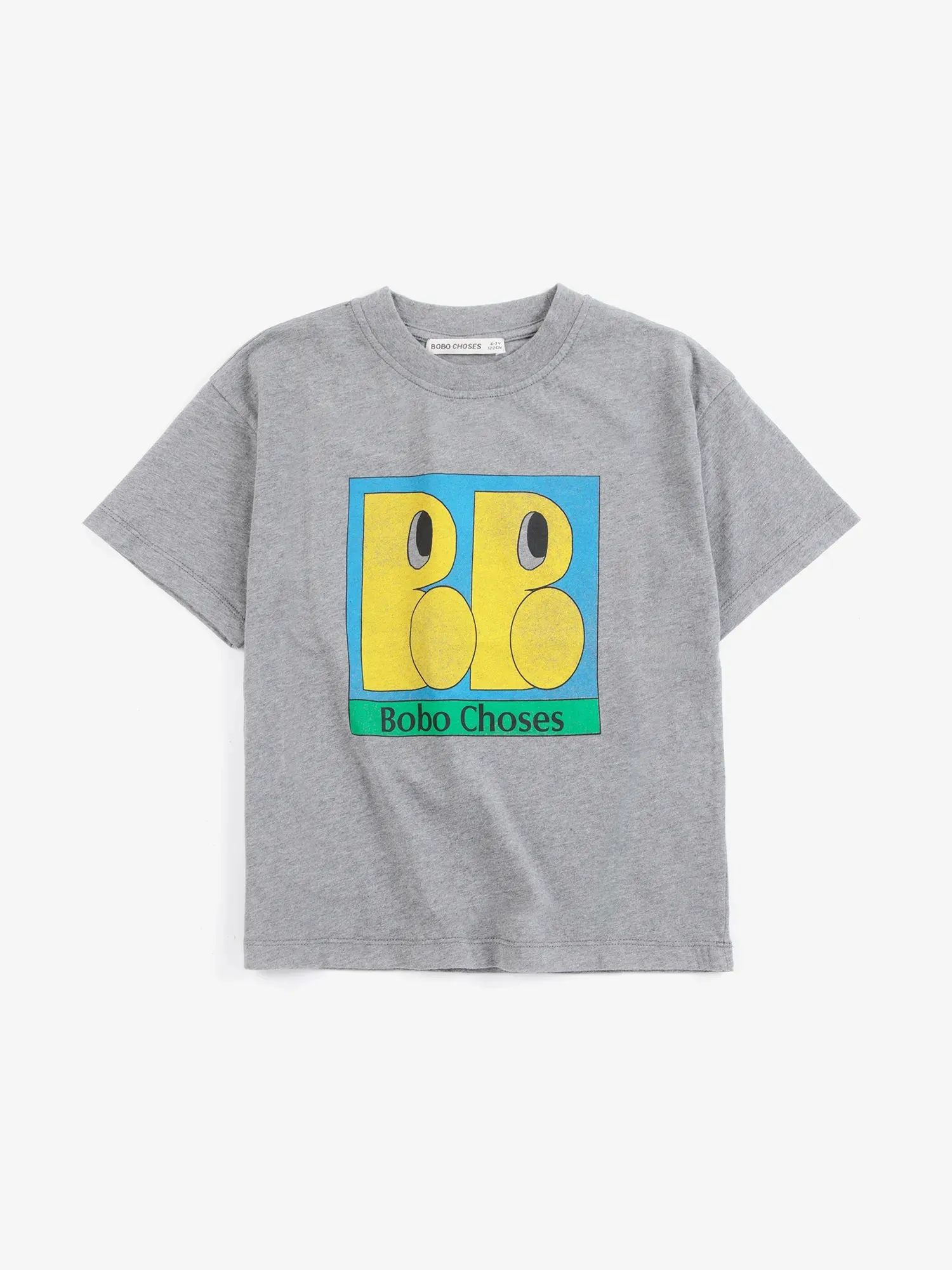 Bobo Choses All About Monsters Boo Bo Choses T-shirt grå 2-3Y