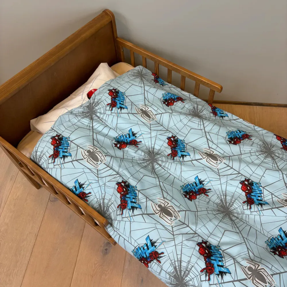 nuuroo Spiderman seniorsengetøj 140x200 bomuld vendbar
