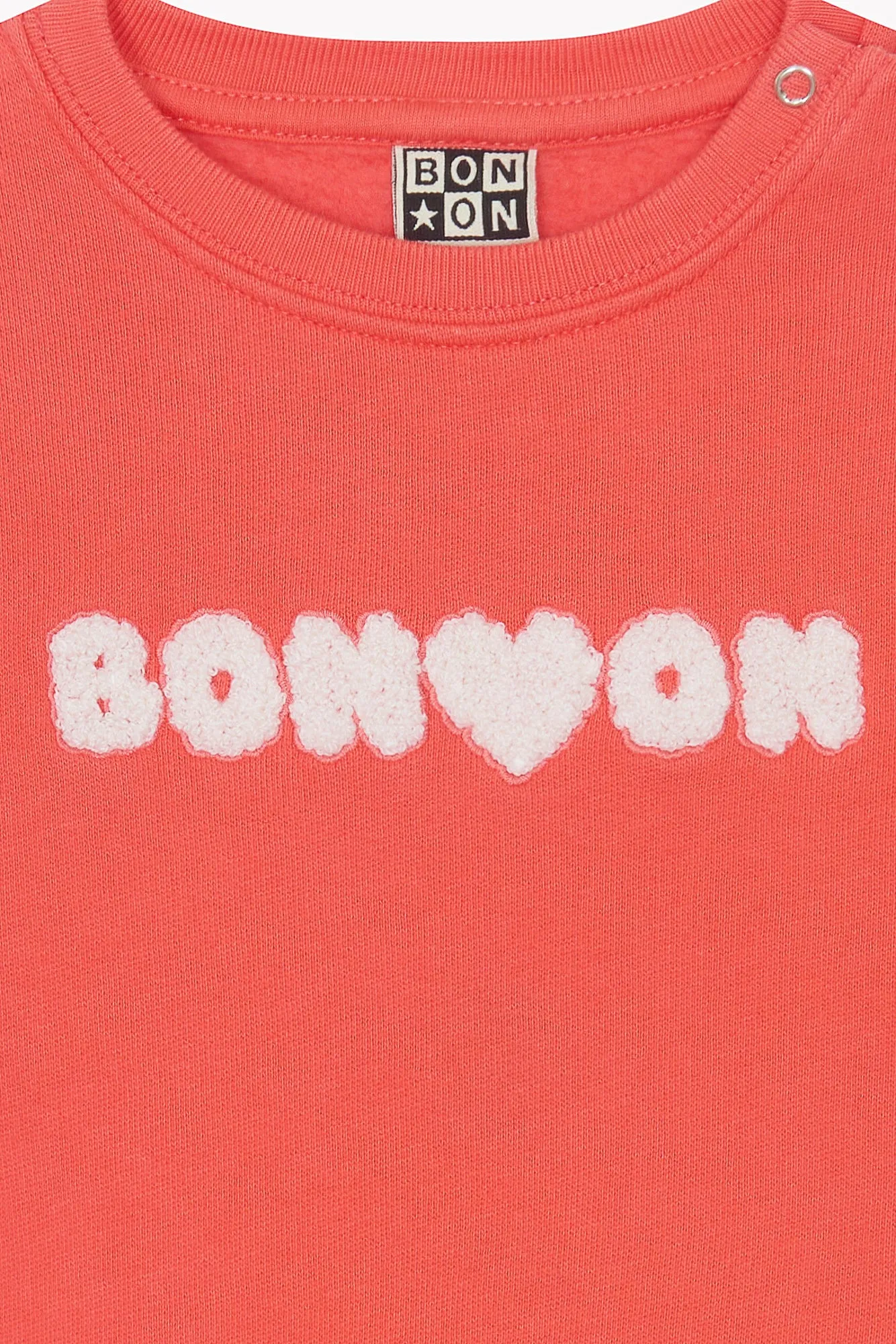 Bonton Lys Bouclette sweat rosa baby