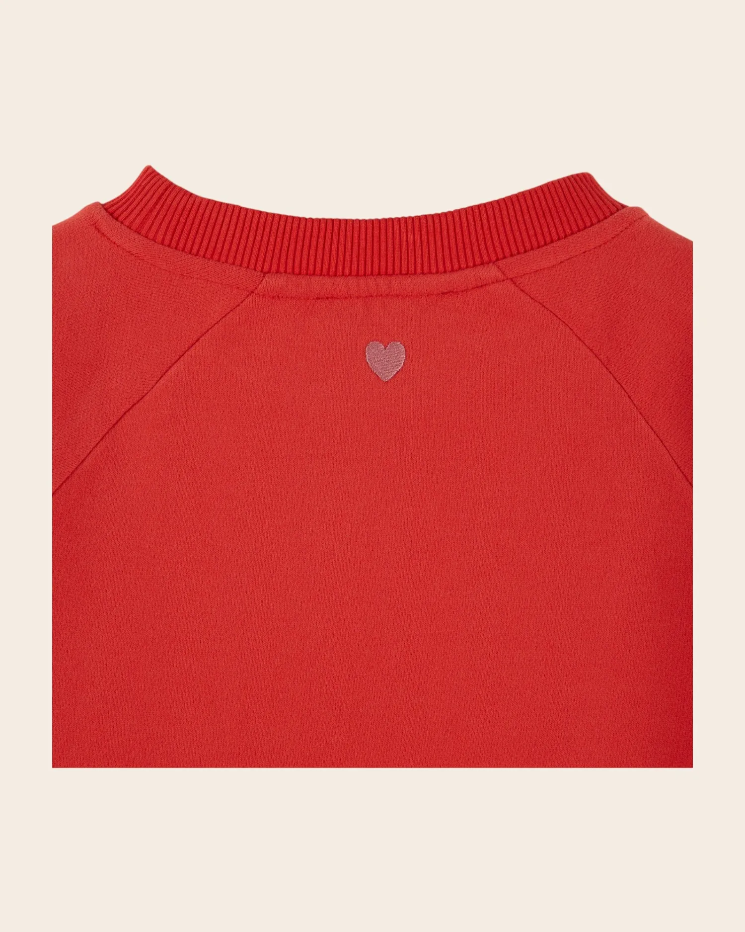 Emile et Ida Un Jour en Rose sweatshirt rød bomuld