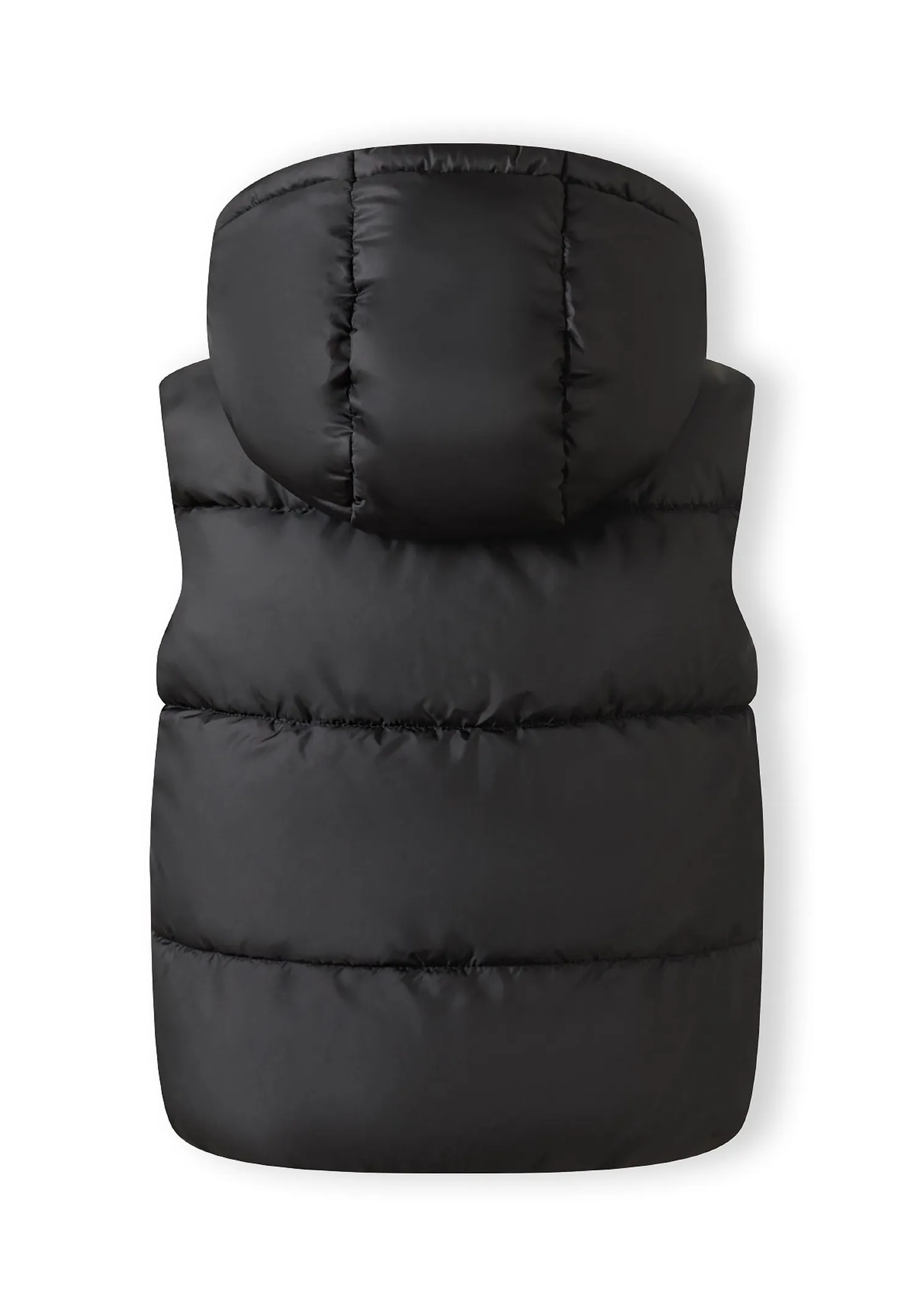 Minoti 43307 vest quiltet sort teddy foret drenge