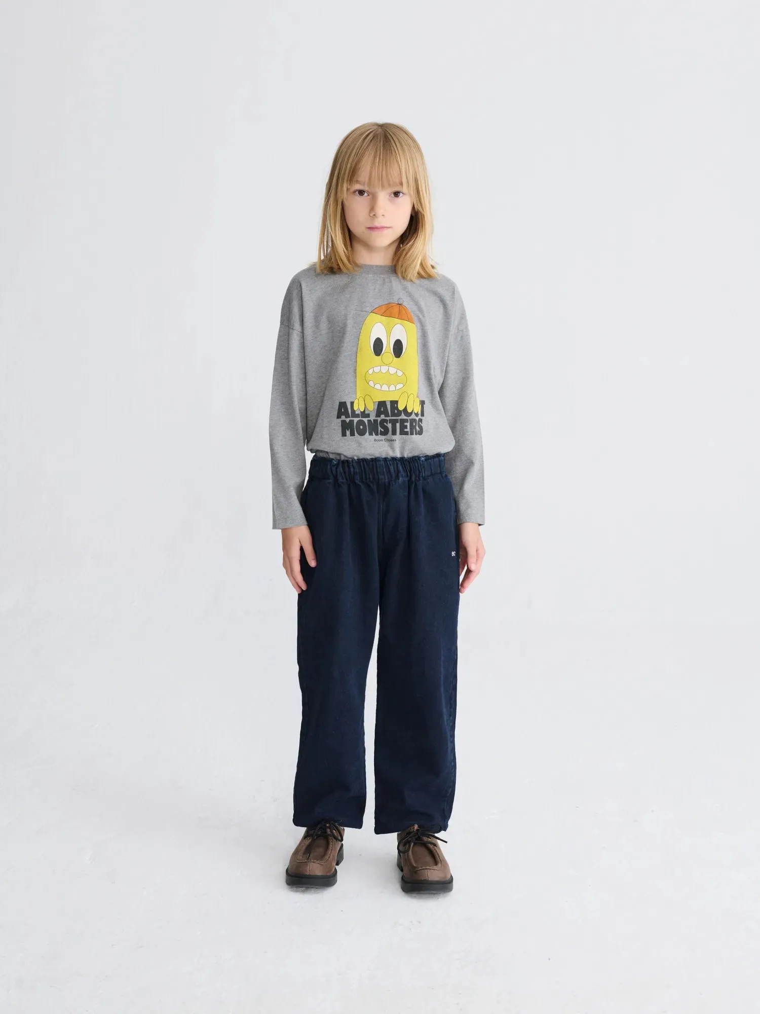 Bobo Choses All About Monsters denimbukser midnight blue
