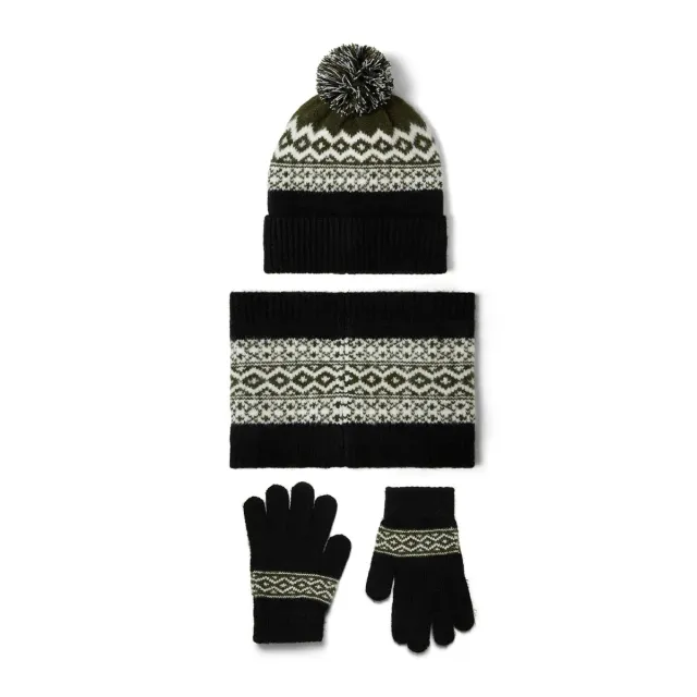 Minoti 44355 wintersæt 3-dele sort norsk