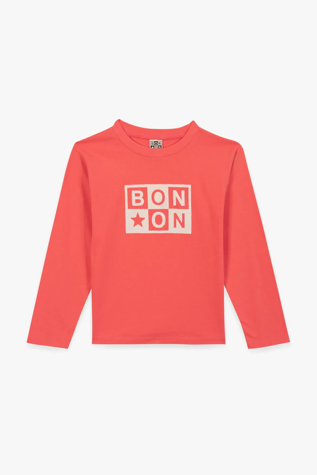 Bonton Taxo Logo Rose Faroe t-shirt langærmet rosa
