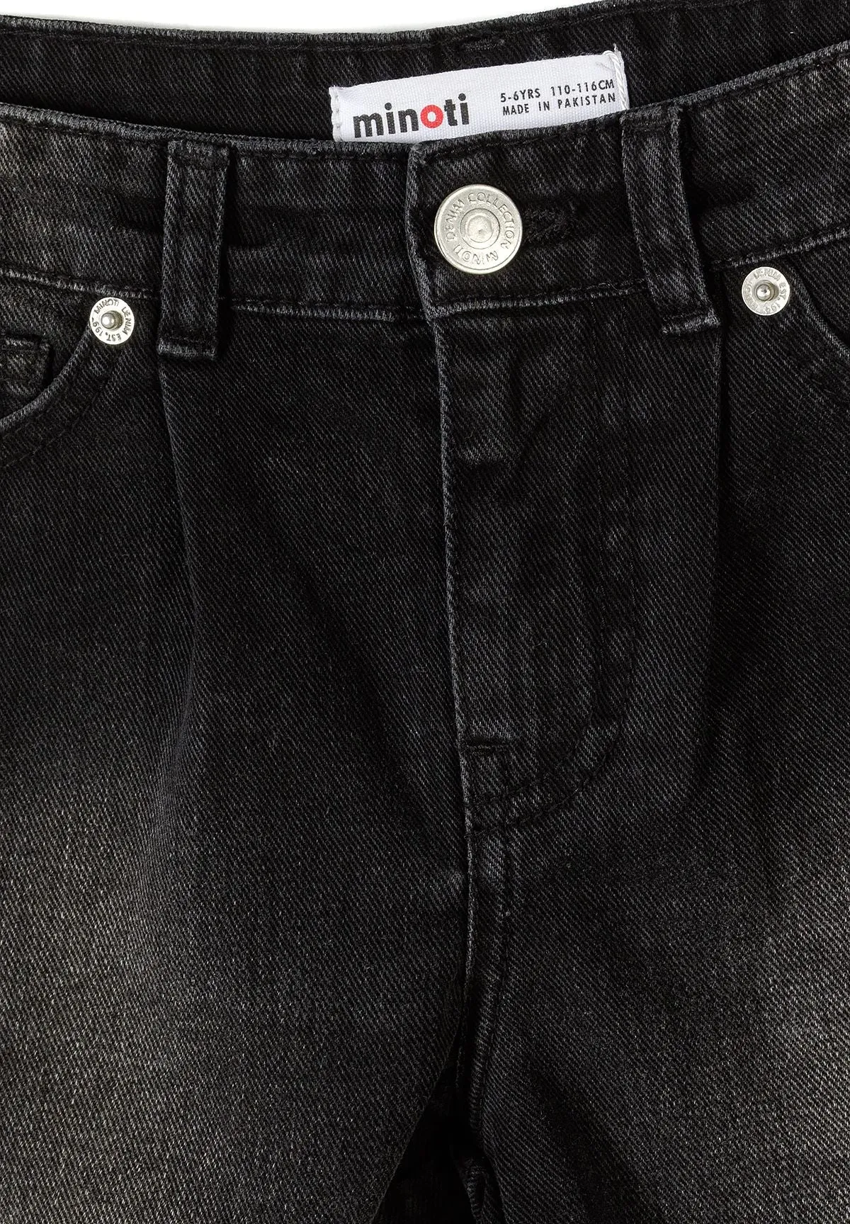 Minoti 44939 jeansshorts 2-pak denim sort