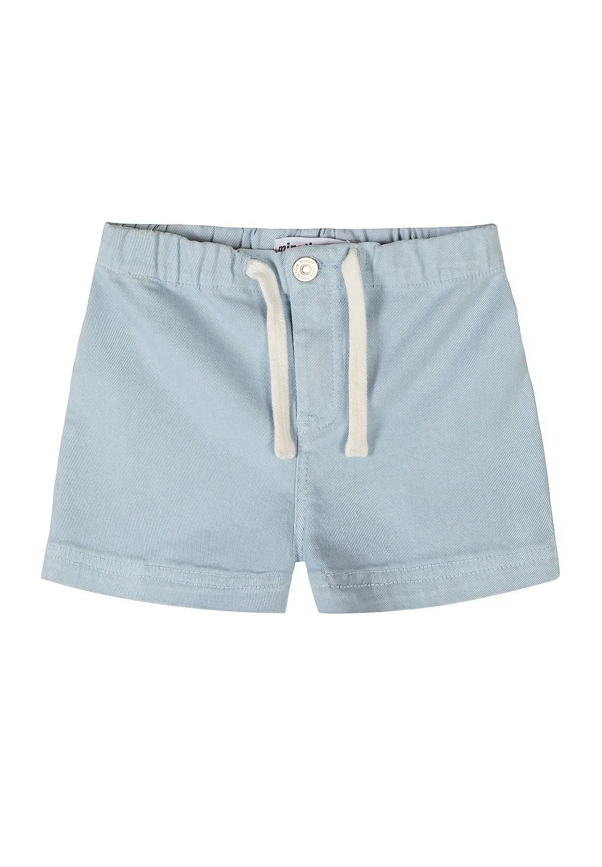 Minoti shorts 2-pak lyseblå rosa twill piger