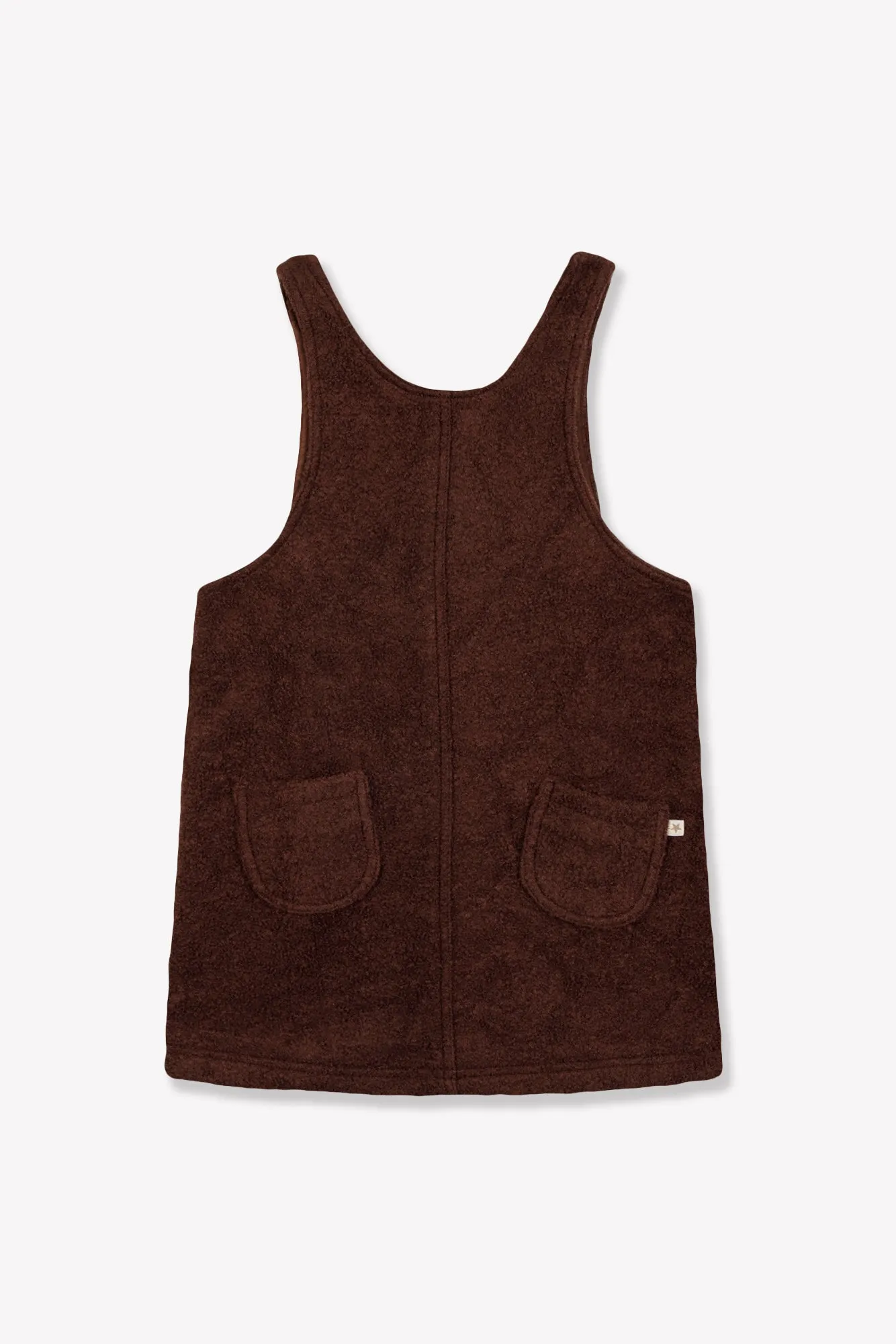 Bonton Nolita kjole uld 2-14År brun boucle