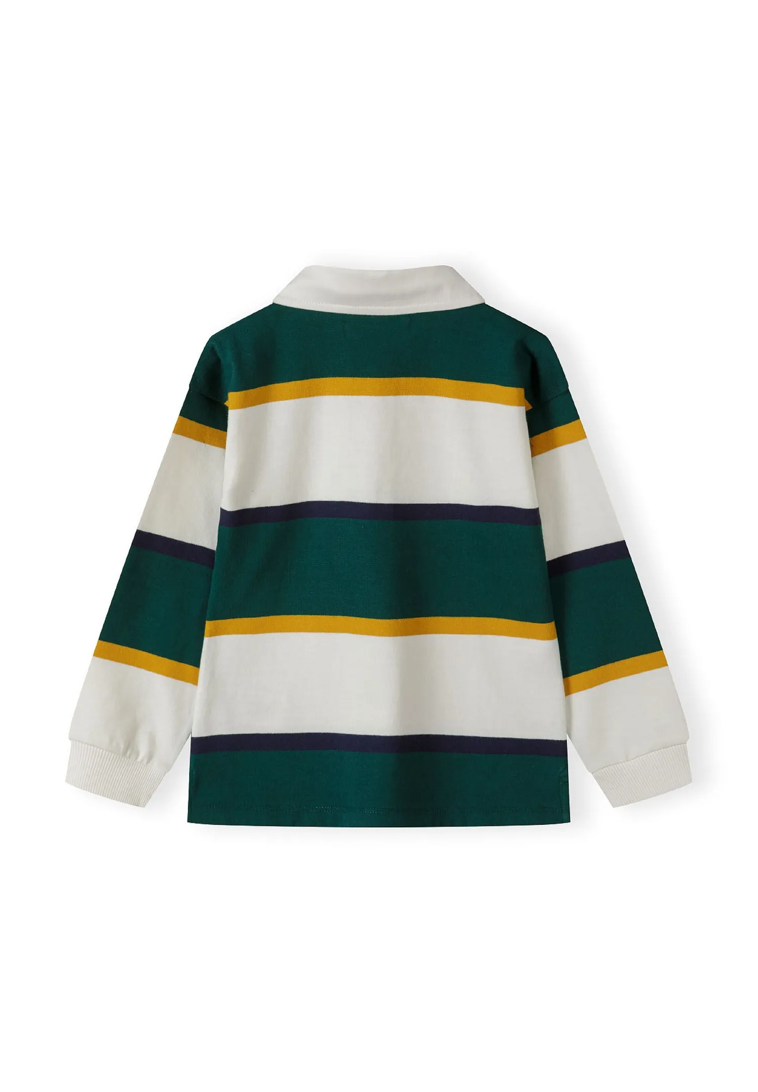 Minoti 44281 polo stribet grøn bomuld drenge