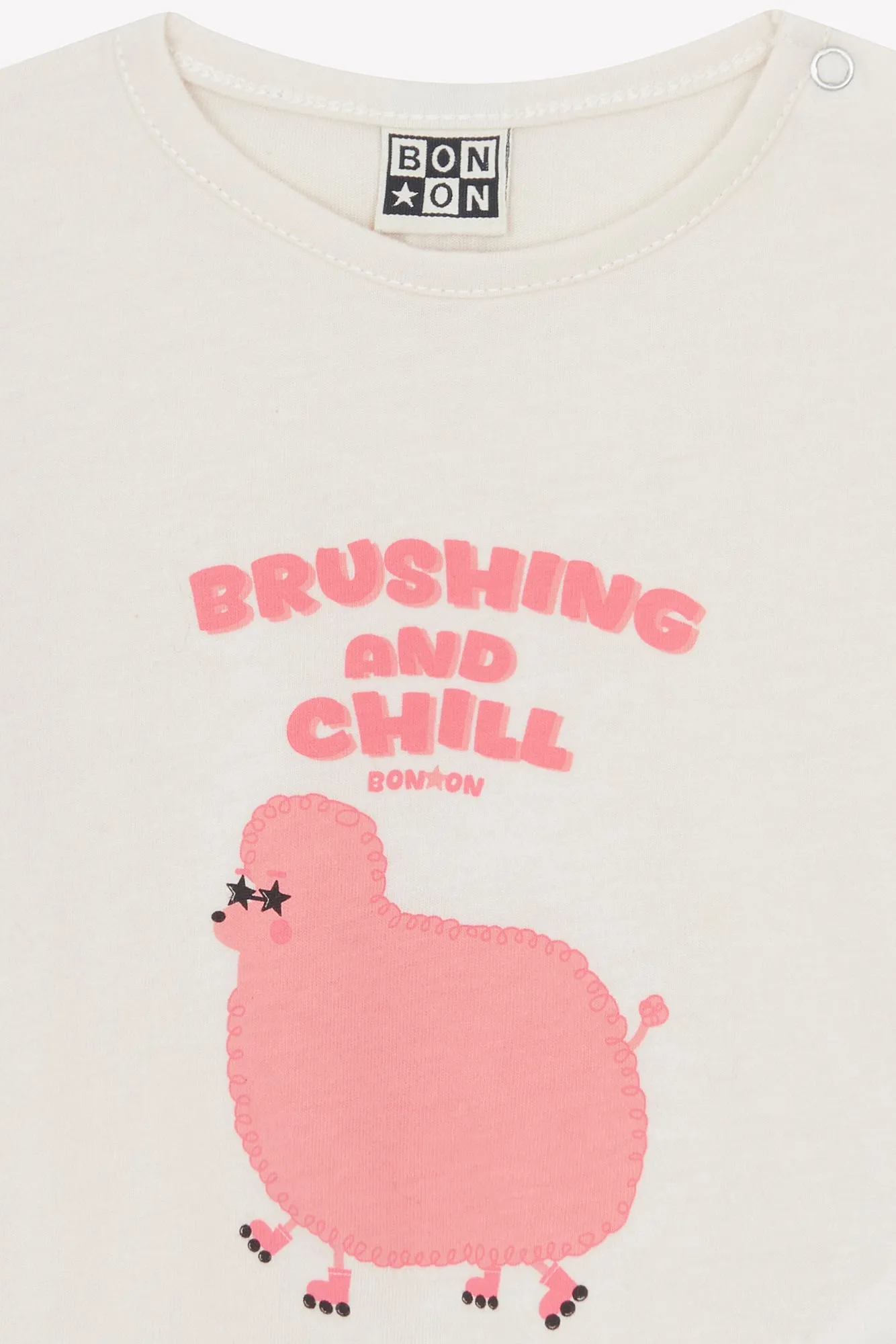 Bonton Taxi Brushing t-shirt mouton langærmet