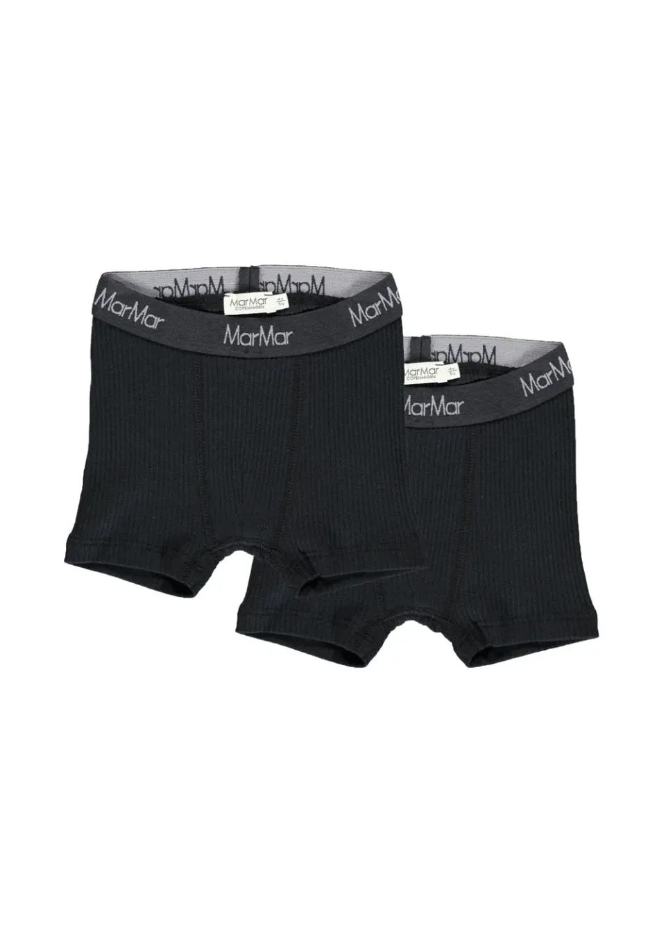 MarMar Boxers 2-pack underbukser Black økologisk