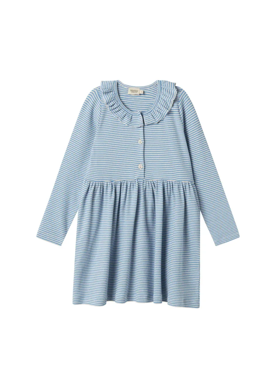 MarMar Dama LS Kjole Blue Stripe strækbar