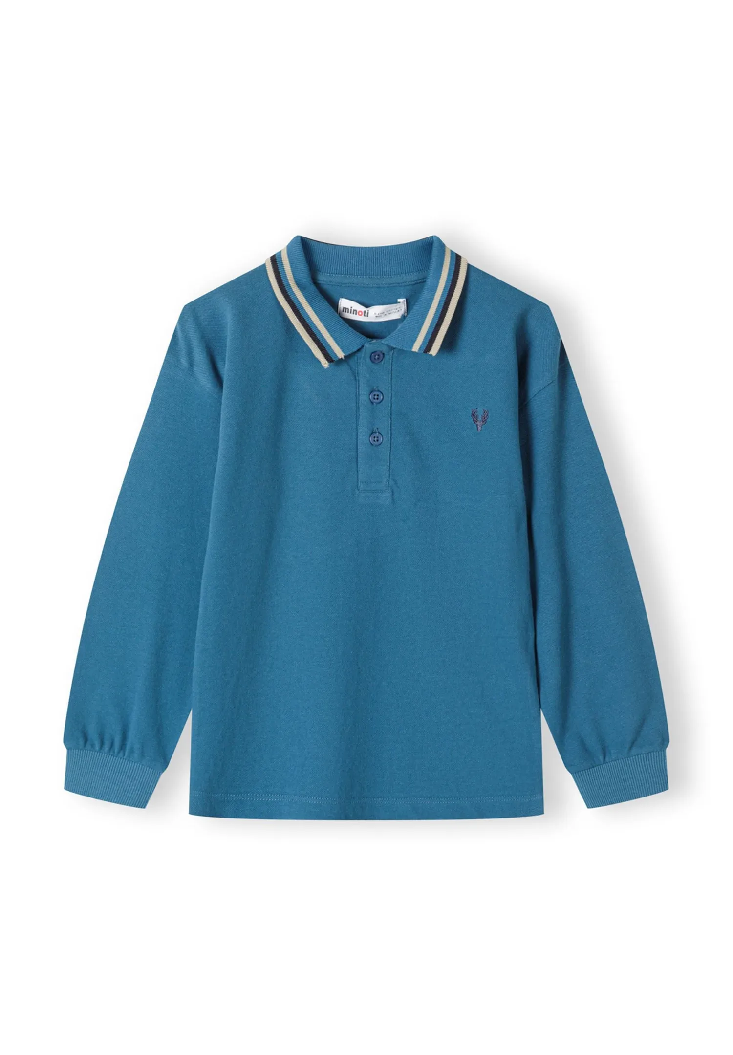 Minoti 44286 polo 2-pak marine petrol drenge